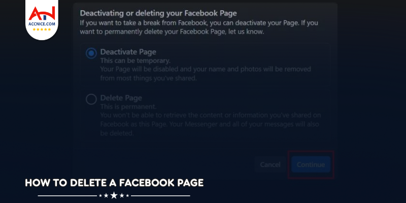 How To Delete A Facebook Page